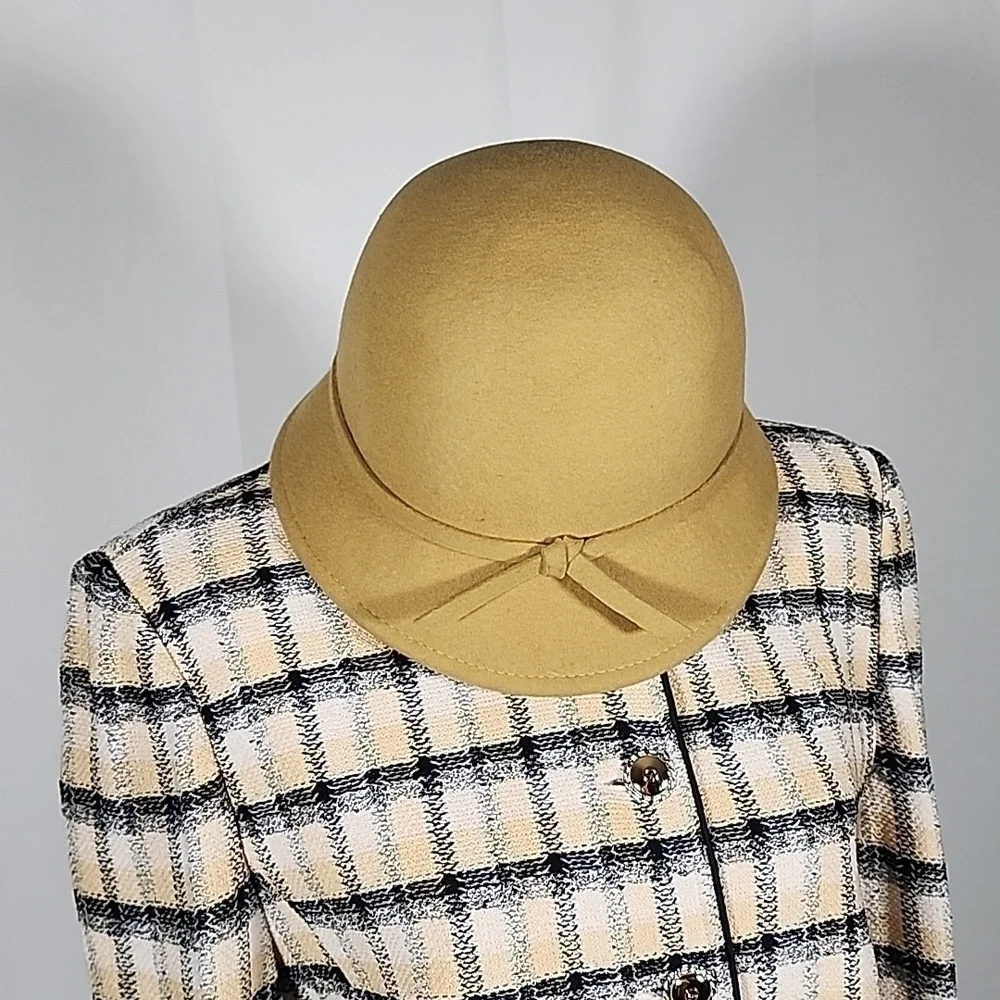 🩵 Color mustard  Wool Bucket Hat